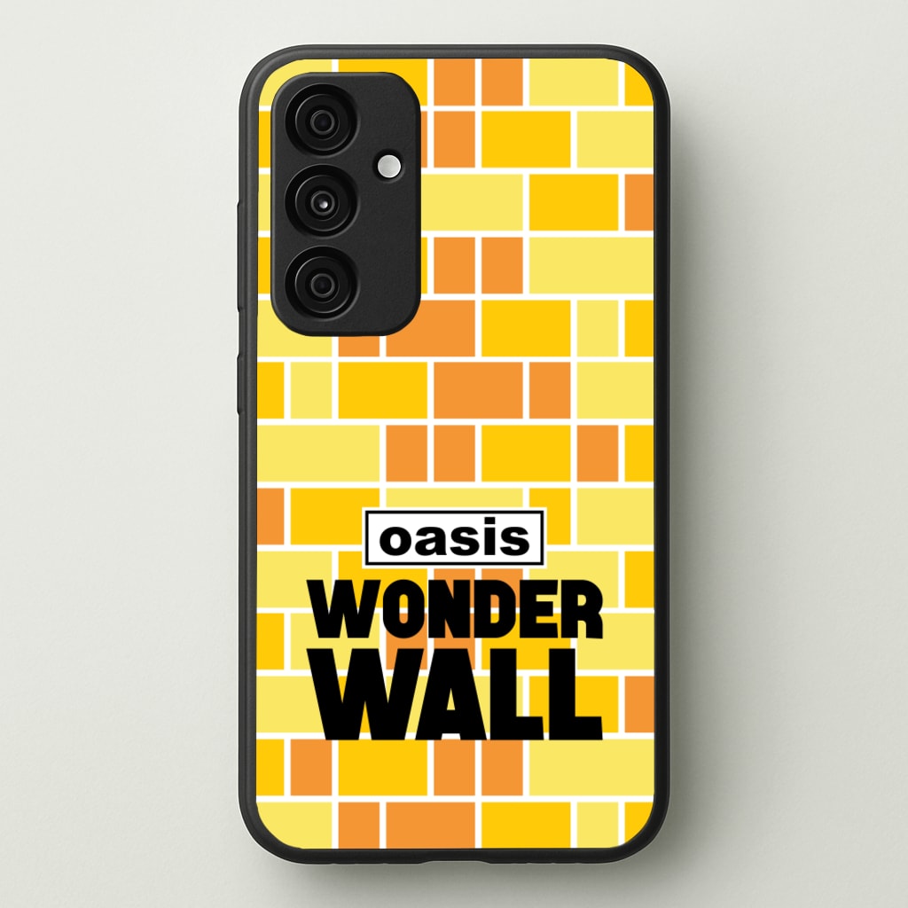 Wonder Wall Pattern - Oasis Phone Case for Galaxy A55