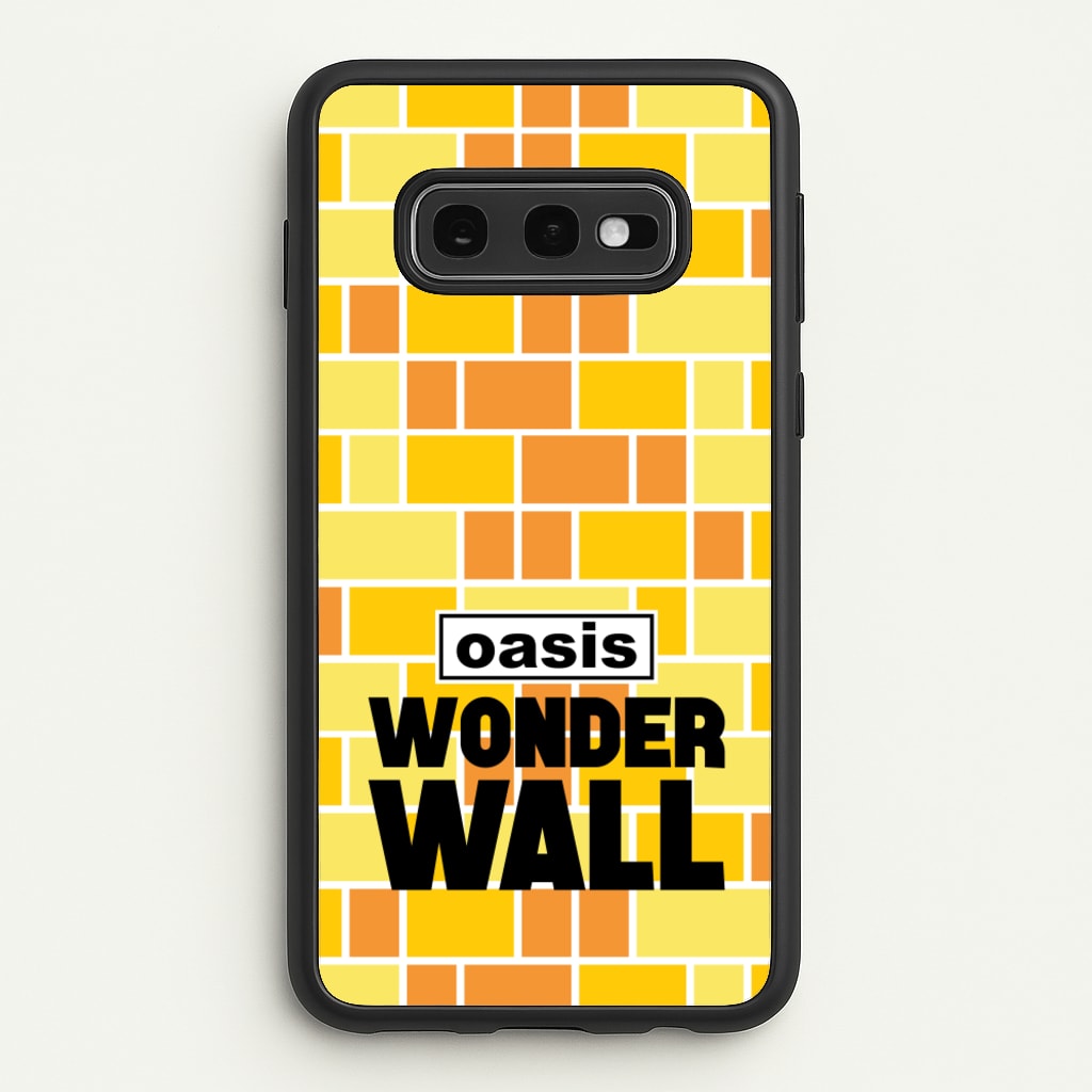 Wonder Wall Pattern - Oasis Phone Case for Galaxy S10e