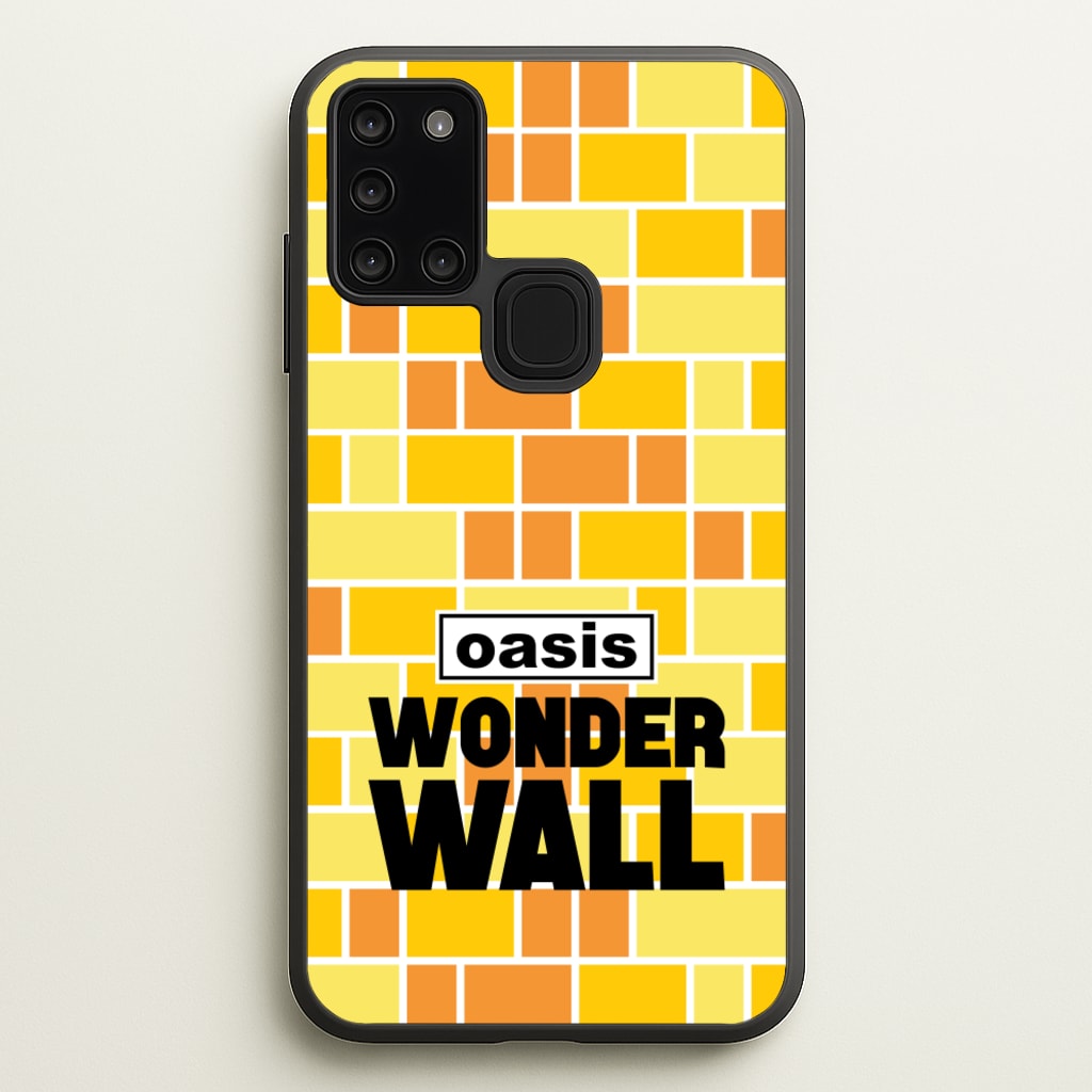 Wonder Wall Pattern - Oasis Phone Case for Galaxy A21s