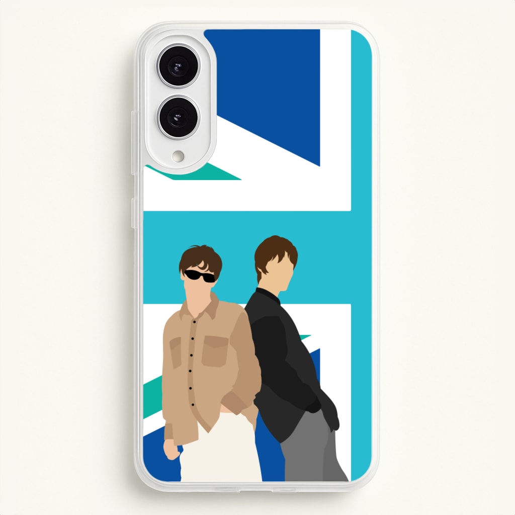 British Flag Band Members - Oasis Phone Case for Galaxy S25 Edge