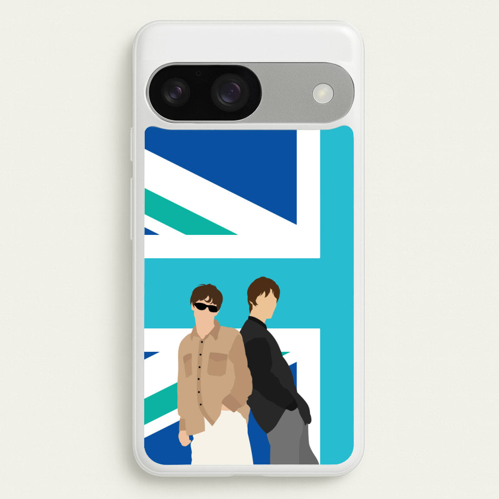 British Flag Band Members - Oasis Phone Case for Google Pixel 9 / 9 Pro