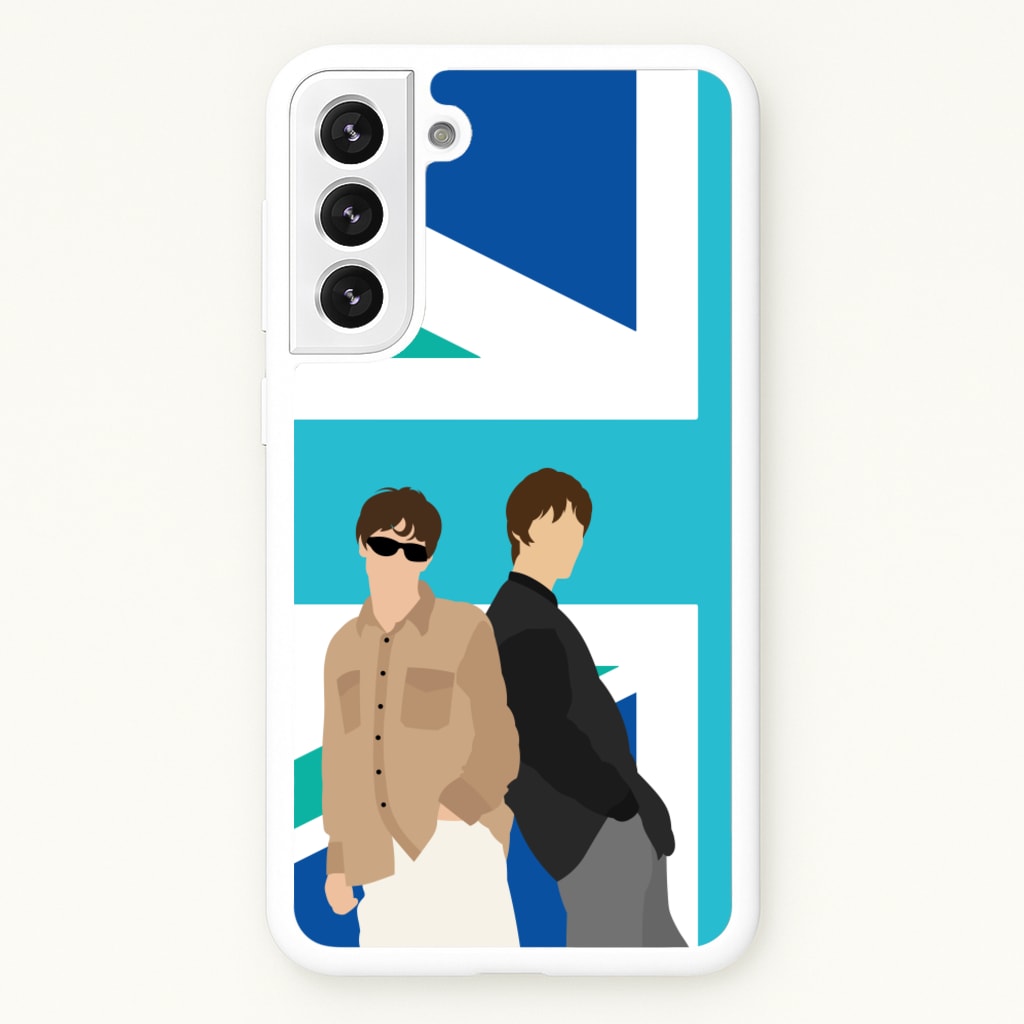 British Flag Band Members - Oasis Phone Case for Galaxy S22 Plus