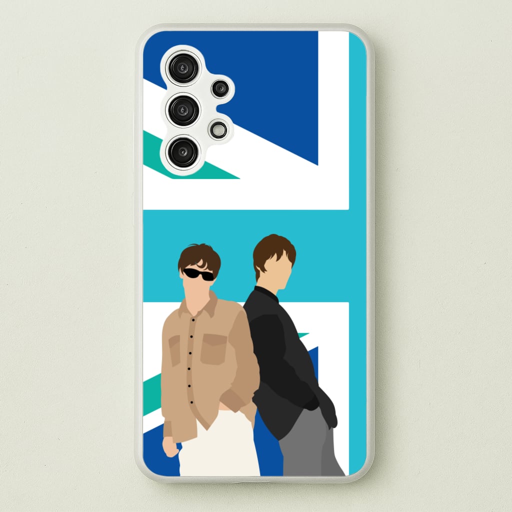 British Flag Band Members - Oasis Phone Case for Galaxy A13
