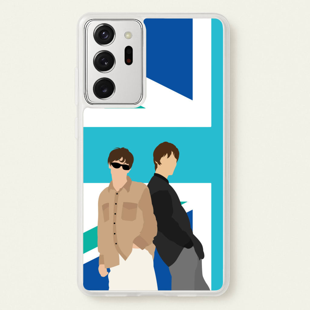 British Flag Band Members - Oasis Phone Case for Galaxy Note 20 Ultra