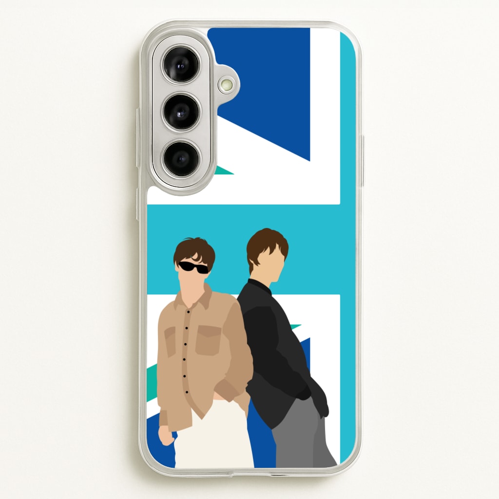 British Flag Band Members - Oasis Phone Case for Galaxy A56