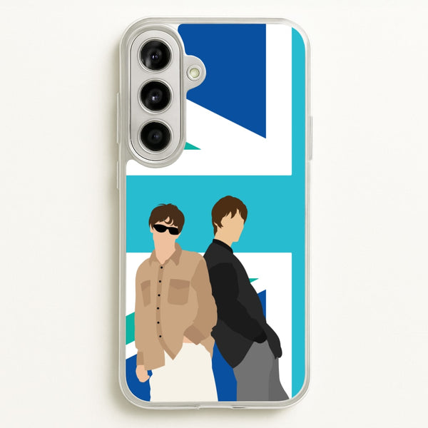British Flag Band Members - Oasis Phone Case for Galaxy A56