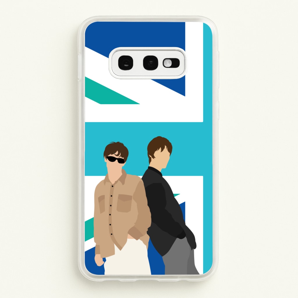 British Flag Band Members - Oasis Phone Case for Galaxy S10e