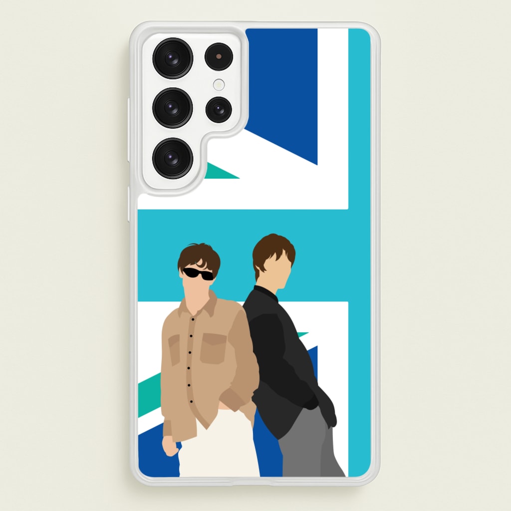 British Flag Band Members - Oasis Phone Case for Galaxy S22 Ultra