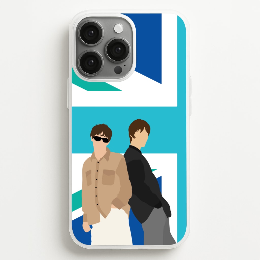 British Flag Band Members - Oasis Phone Case for iPhone 13 Pro Max