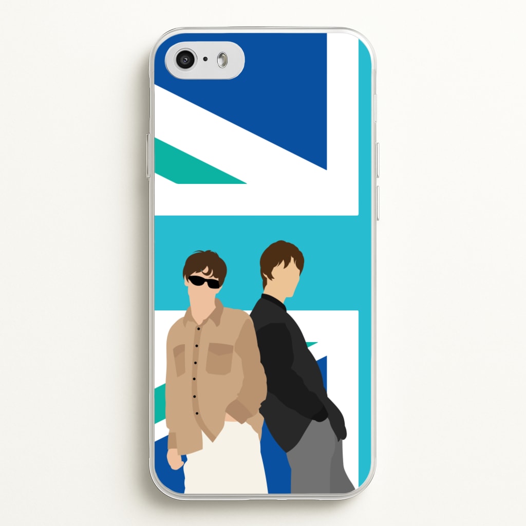 British Flag Band Members - Oasis Phone Case for iPhone 5 / 5s / SE 2016
