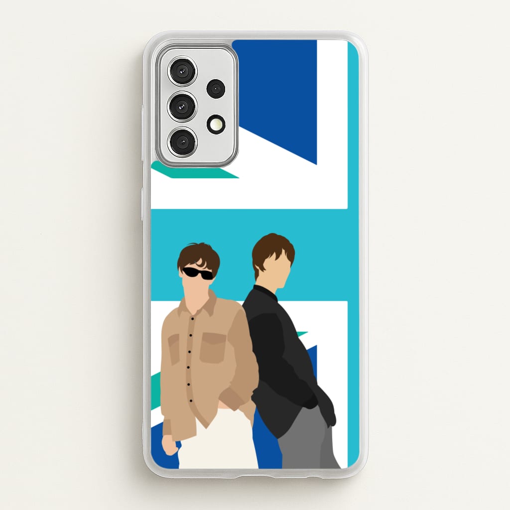 British Flag Band Members - Oasis Phone Case for Galaxy A52 / A52s