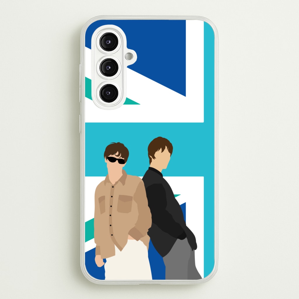 British Flag Band Members - Oasis Phone Case for Galaxy A16