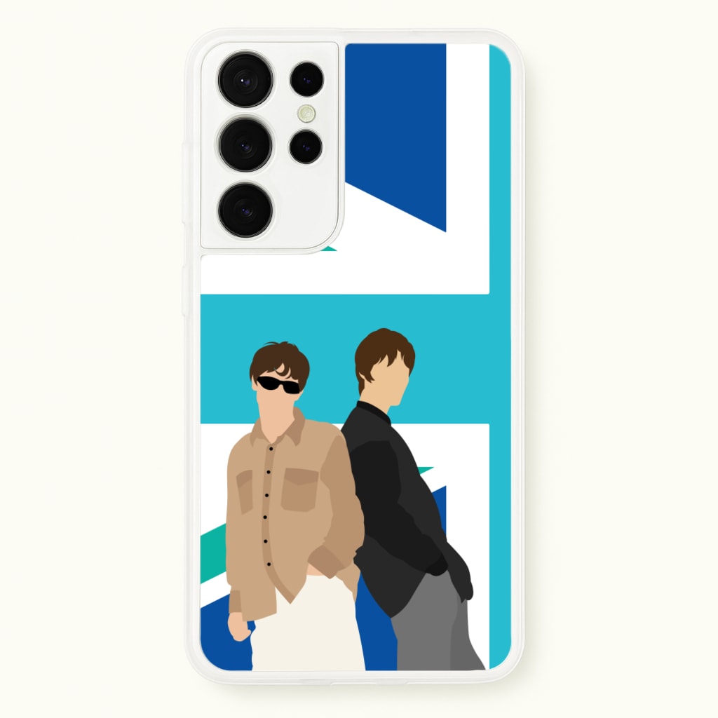 British Flag Band Members - Oasis Phone Case for Galaxy S21 Ultra