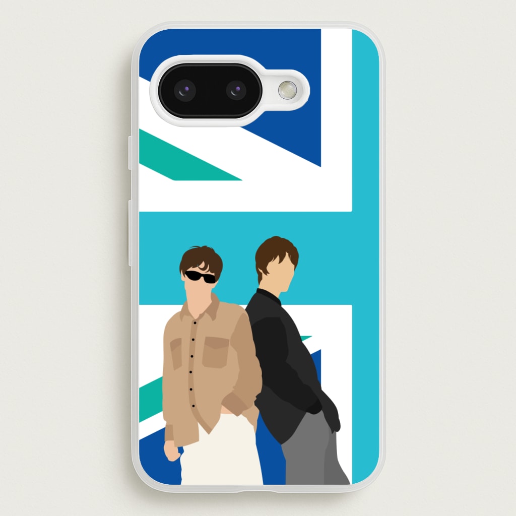 British Flag Band Members - Oasis Phone Case for Google Pixel 9a