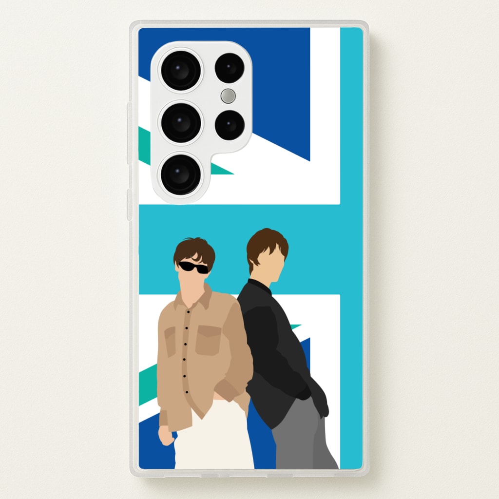 British Flag Band Members - Oasis Phone Case for Galaxy S24 Ultra