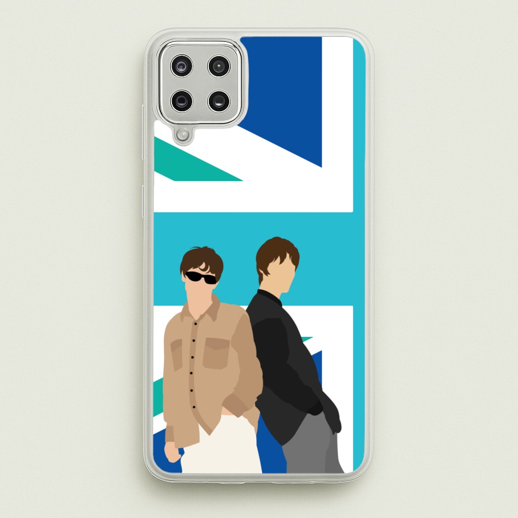British Flag Band Members - Oasis Phone Case for Galaxy A12