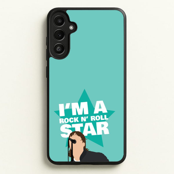 I'm A Rock And Roll Star - Oasis Phone Case for Galaxy A34