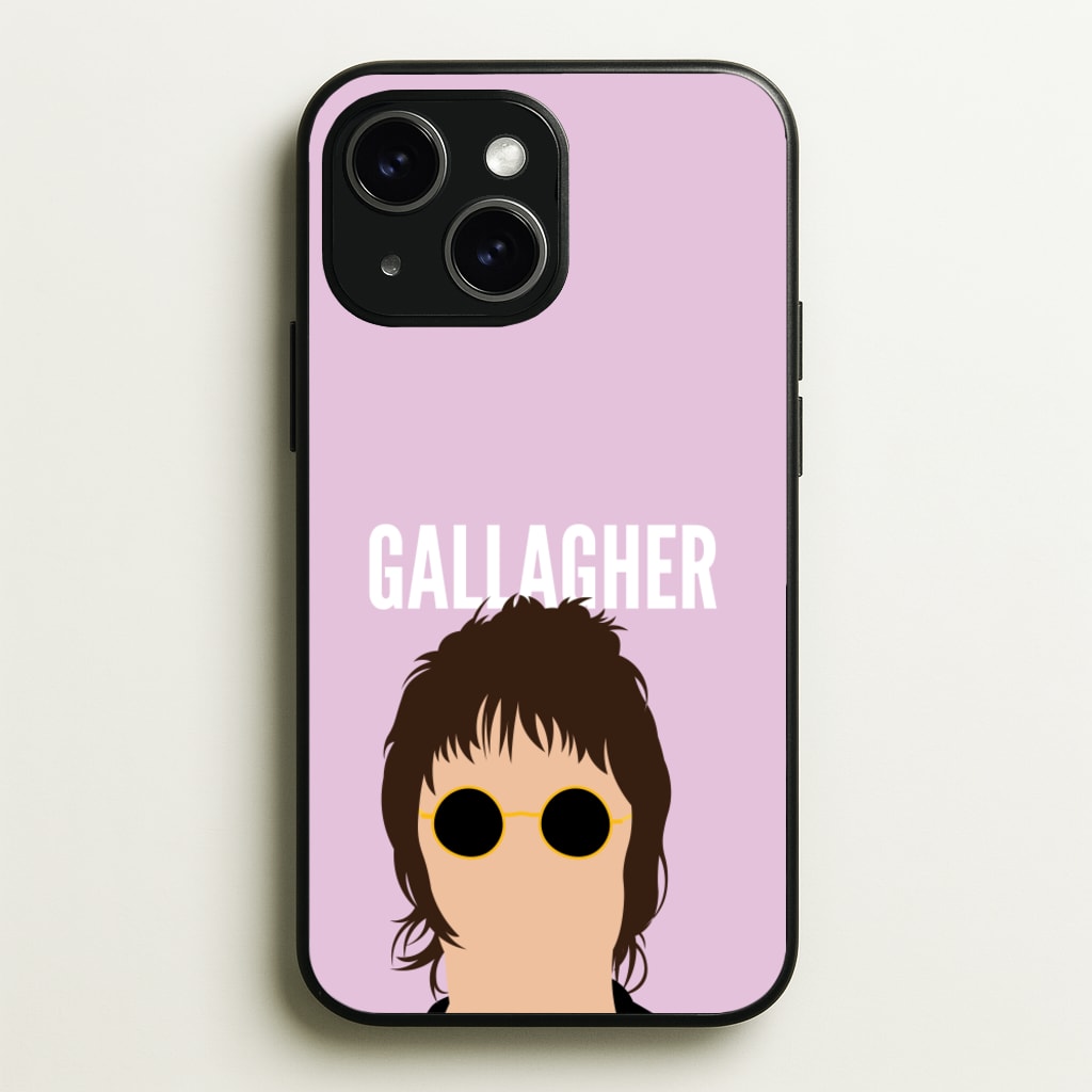 Rock Band Member Purple - Oasis Phone Case for iPhone 14
