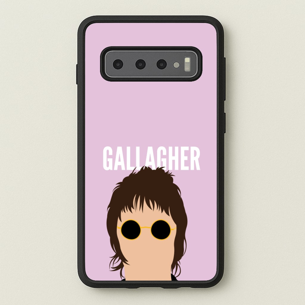 Rock Band Member Purple - Oasis Phone Case for Galaxy S10
