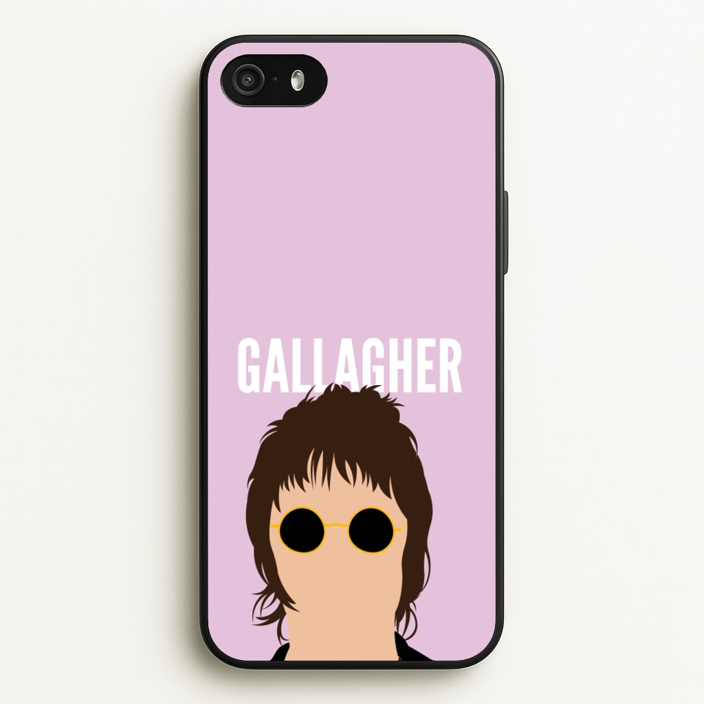 Rock Band Member Purple - Oasis Phone Case for iPhone 5 / 5s / SE 2016