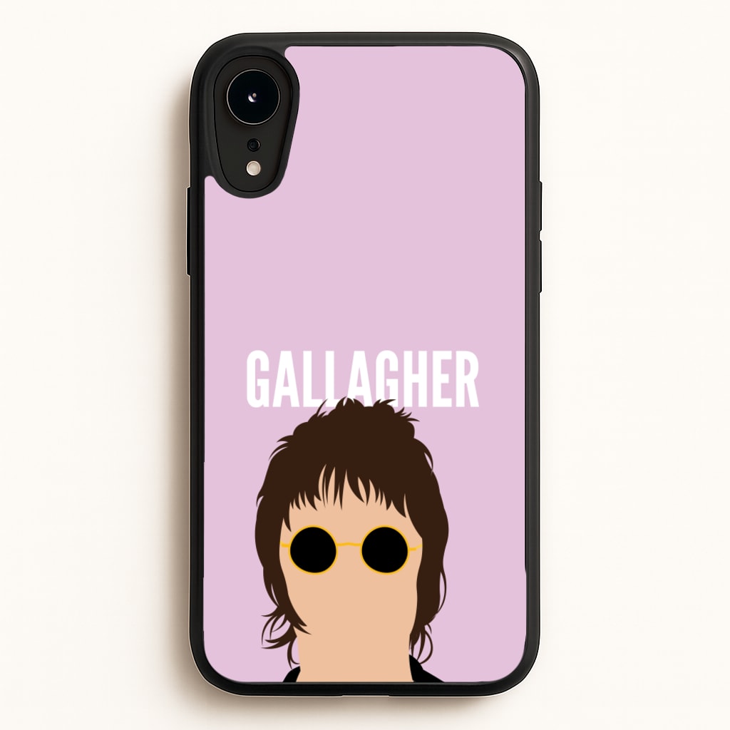 Rock Band Member Purple - Oasis Phone Case for iPhone XR