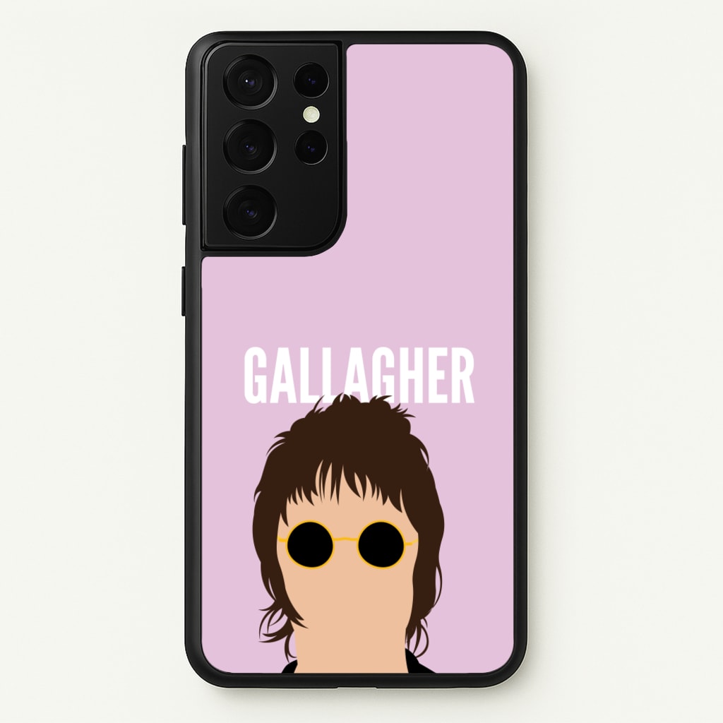 Rock Band Member Purple - Oasis Phone Case for Galaxy S21 Ultra