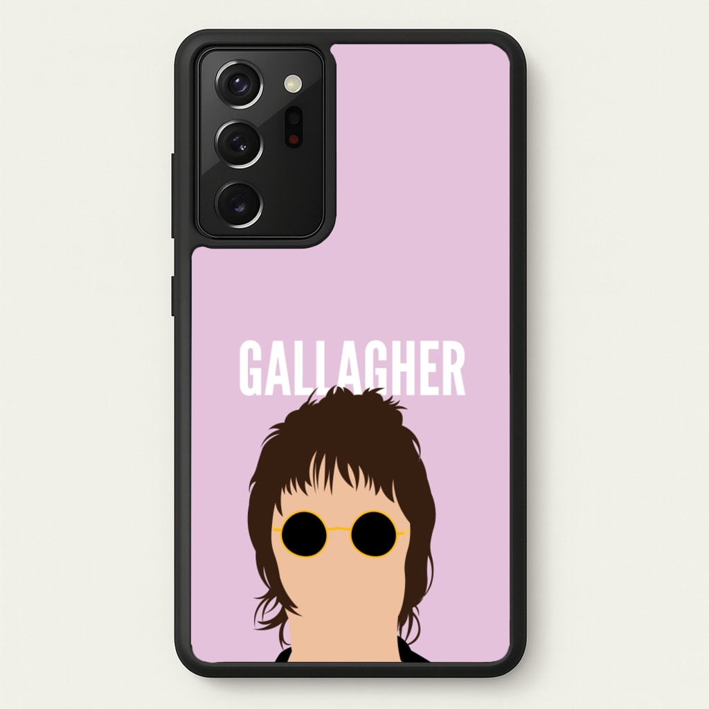 Rock Band Member Purple - Oasis Phone Case for Galaxy Note 20 Ultra