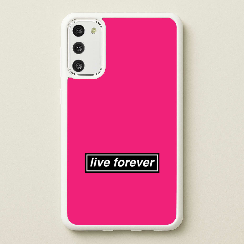 Live Forever - Oasis Phone Case for Galaxy S20FE