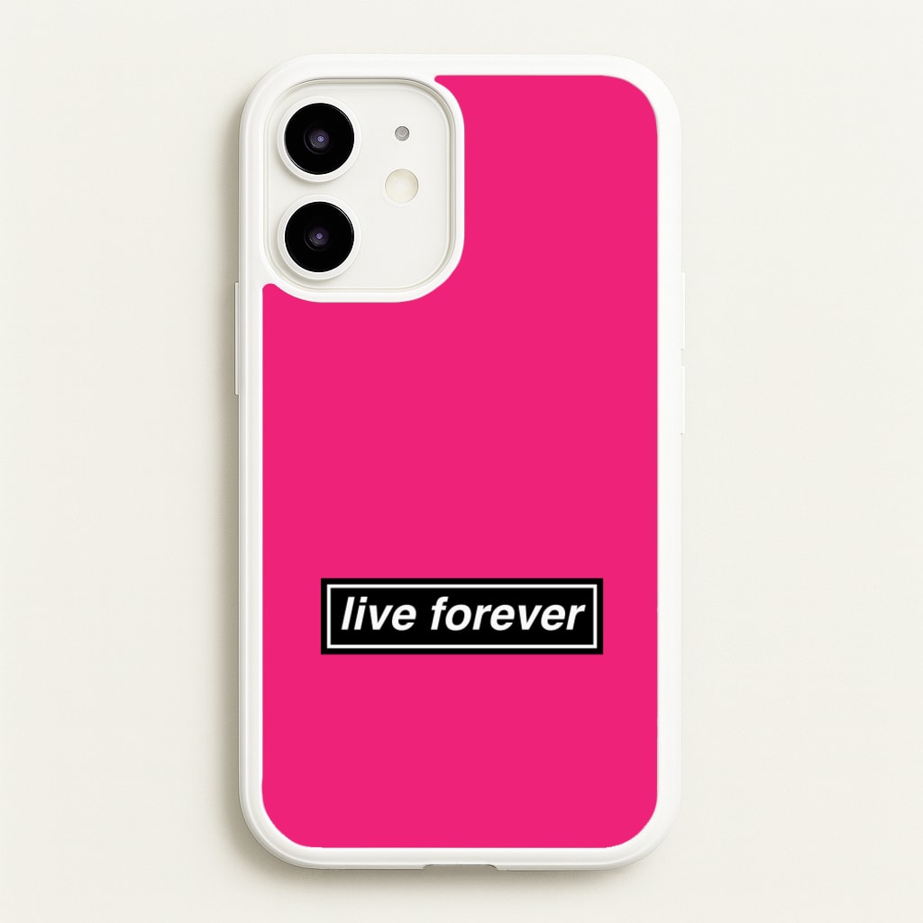 Live Forever - Oasis Phone Case for iPhone 12 / 12 Pro