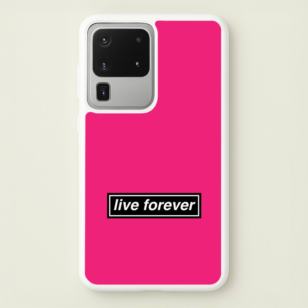Live Forever - Oasis Phone Case for Galaxy S20 Ultra
