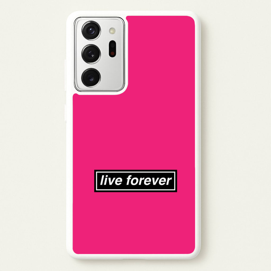 Live Forever - Oasis Phone Case for Galaxy Note 20 Ultra