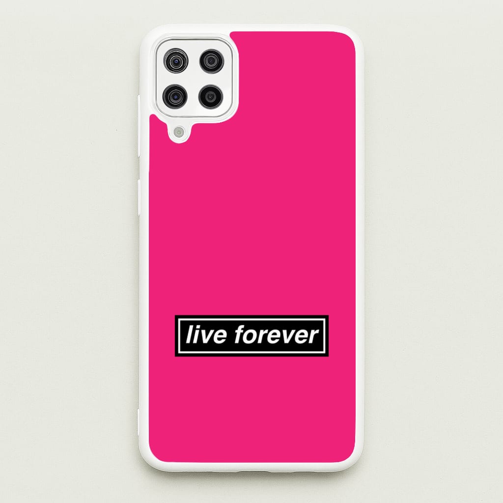 Live Forever - Oasis Phone Case for Galaxy A12