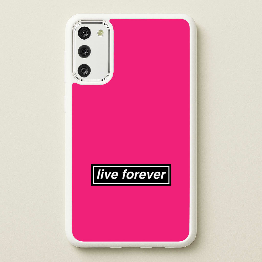 Live Forever - Oasis Phone Case for Galaxy S20