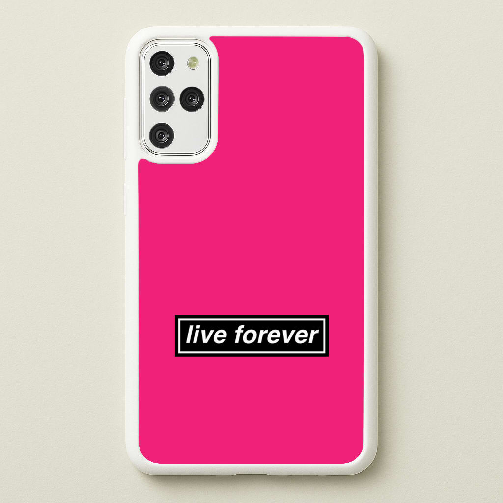 Live Forever - Oasis Phone Case for Galaxy S20 Plus