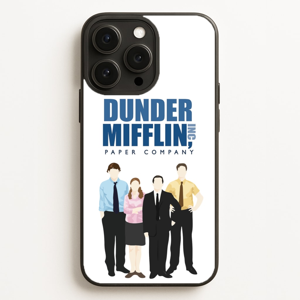 Office Cartoon - Dunder Mifflin - The Office Phone Case for iPhone 16 Pro Max