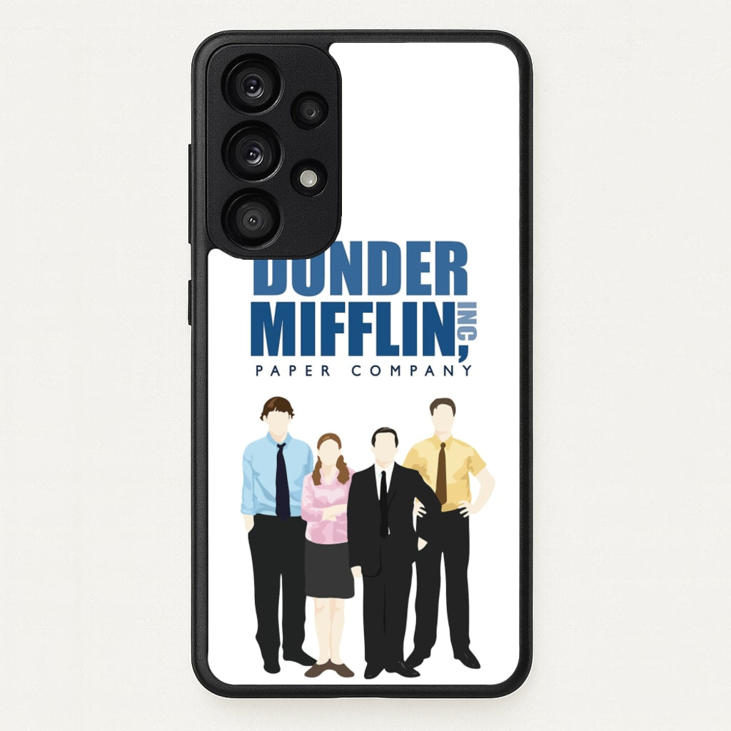 Office Cartoon - Dunder Mifflin - The Office Phone Case for Galaxy A53