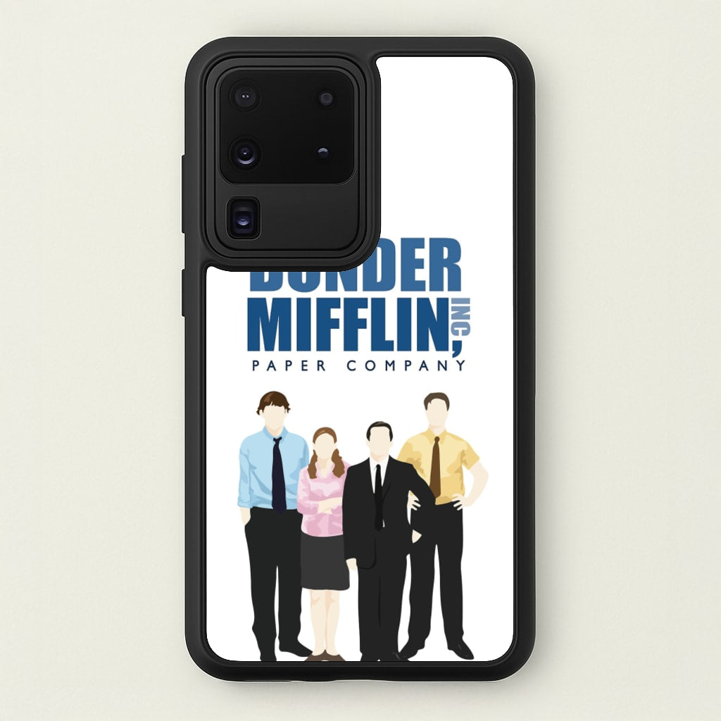 Office Cartoon - Dunder Mifflin - The Office Phone Case for Galaxy S20 Ultra