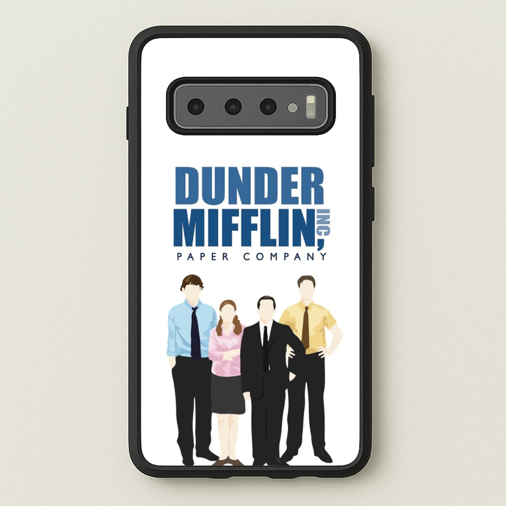 Office Cartoon - Dunder Mifflin - The Office Phone Case for Galaxy S10