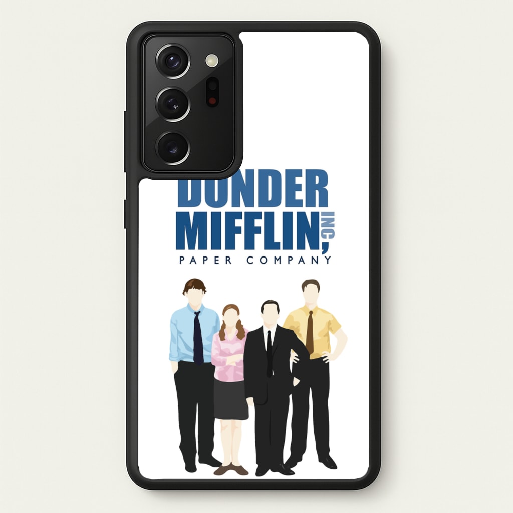 Office Cartoon - Dunder Mifflin - The Office Phone Case for Galaxy Note 20 Ultra