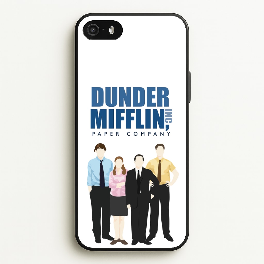 Office Cartoon - Dunder Mifflin - The Office Phone Case for iPhone 5 / 5s / SE 2016