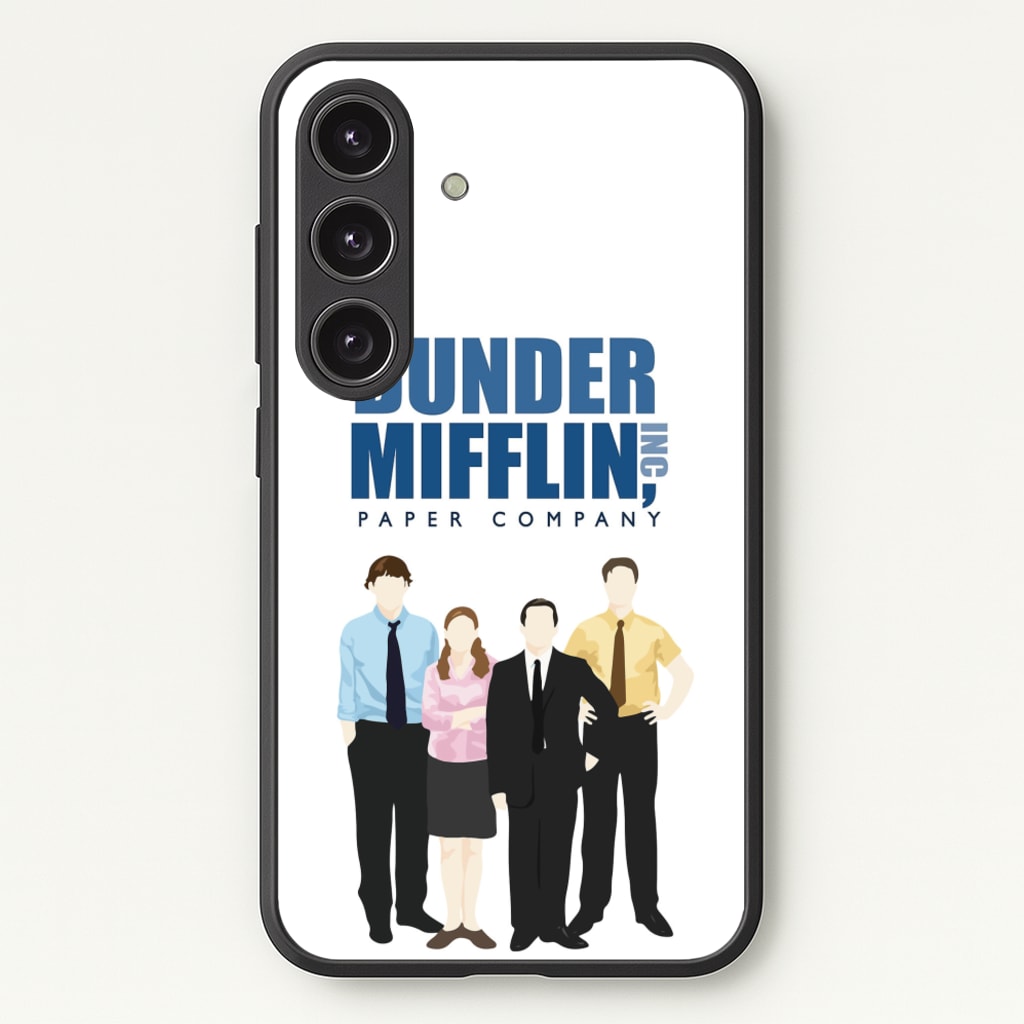 Office Cartoon - Dunder Mifflin - The Office Phone Case for Galaxy S25