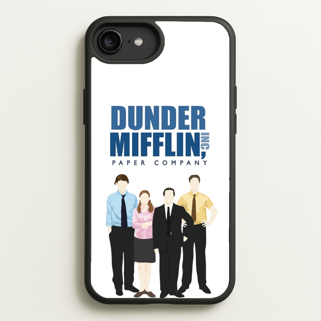 Office Cartoon - Dunder Mifflin - The Office Phone Case for iPhone 6 Plus / 7 Plus / 8 Plus