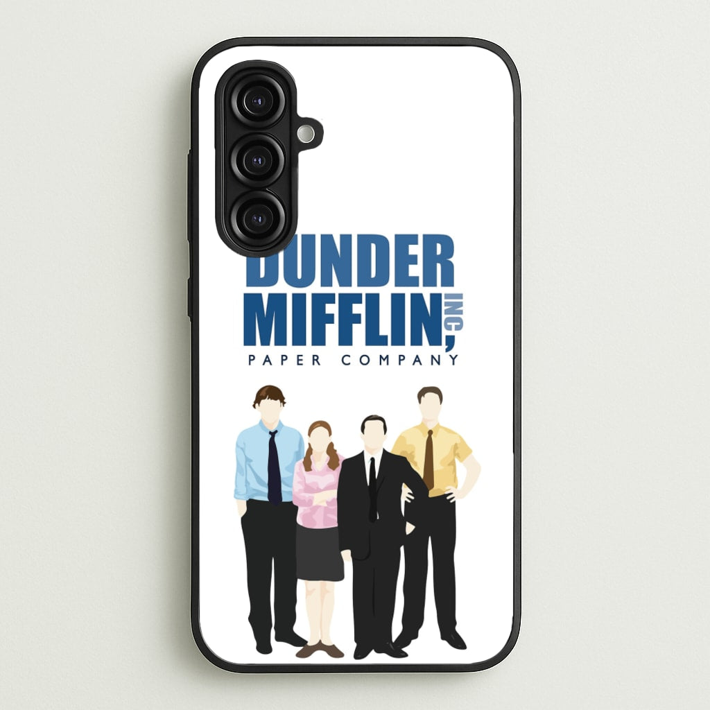 Office Cartoon - Dunder Mifflin - The Office Phone Case for Galaxy A16