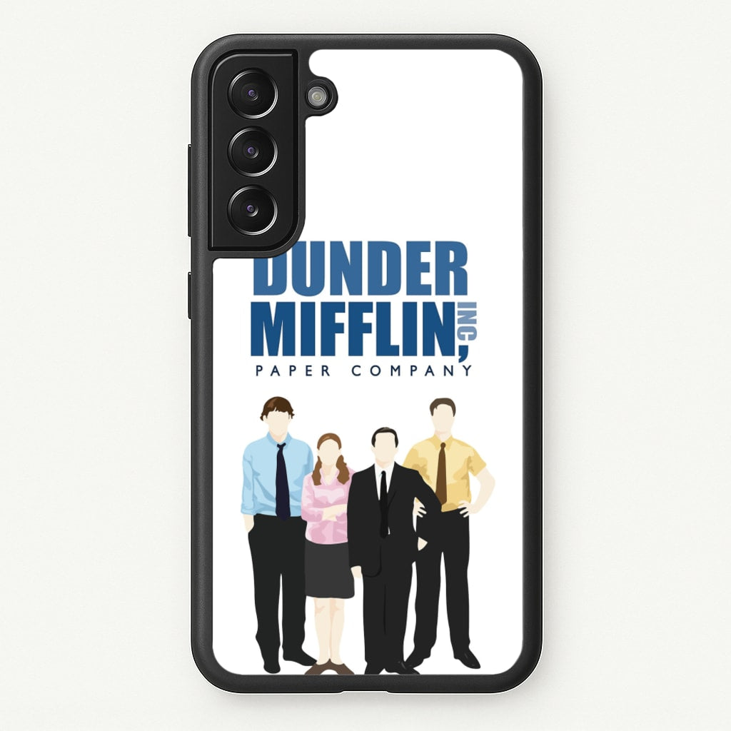 Office Cartoon - Dunder Mifflin - The Office Phone Case for Galaxy S21