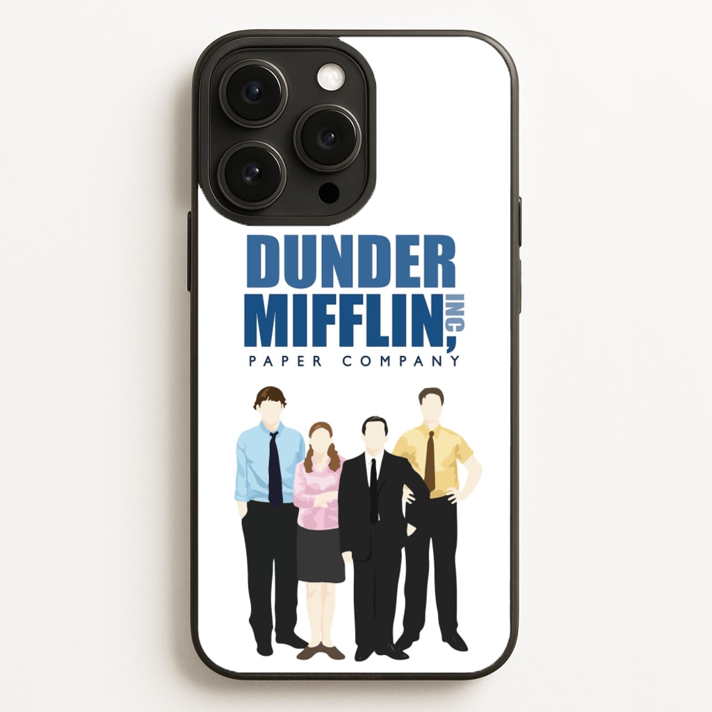 Office Cartoon - Dunder Mifflin - The Office Phone Case for iPhone 12 Pro Max