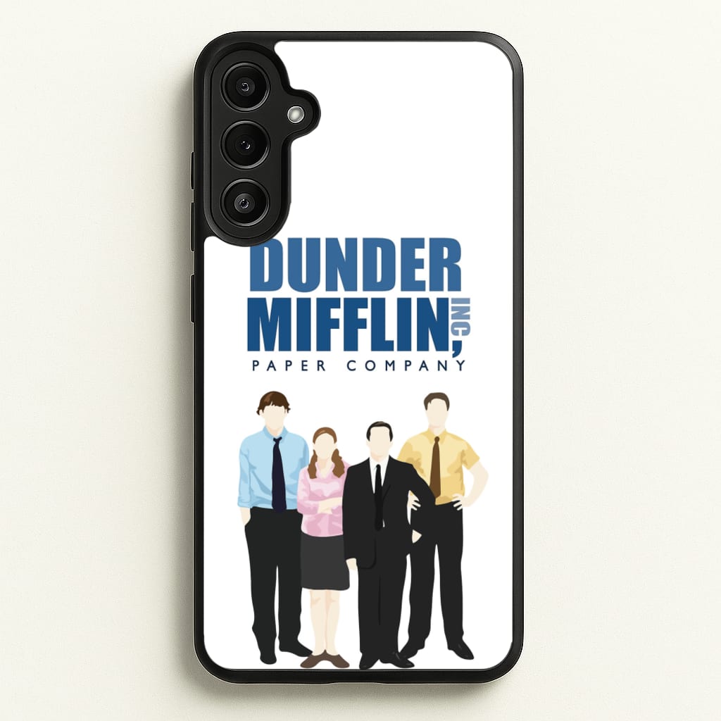 Office Cartoon - Dunder Mifflin - The Office Phone Case for Galaxy A36