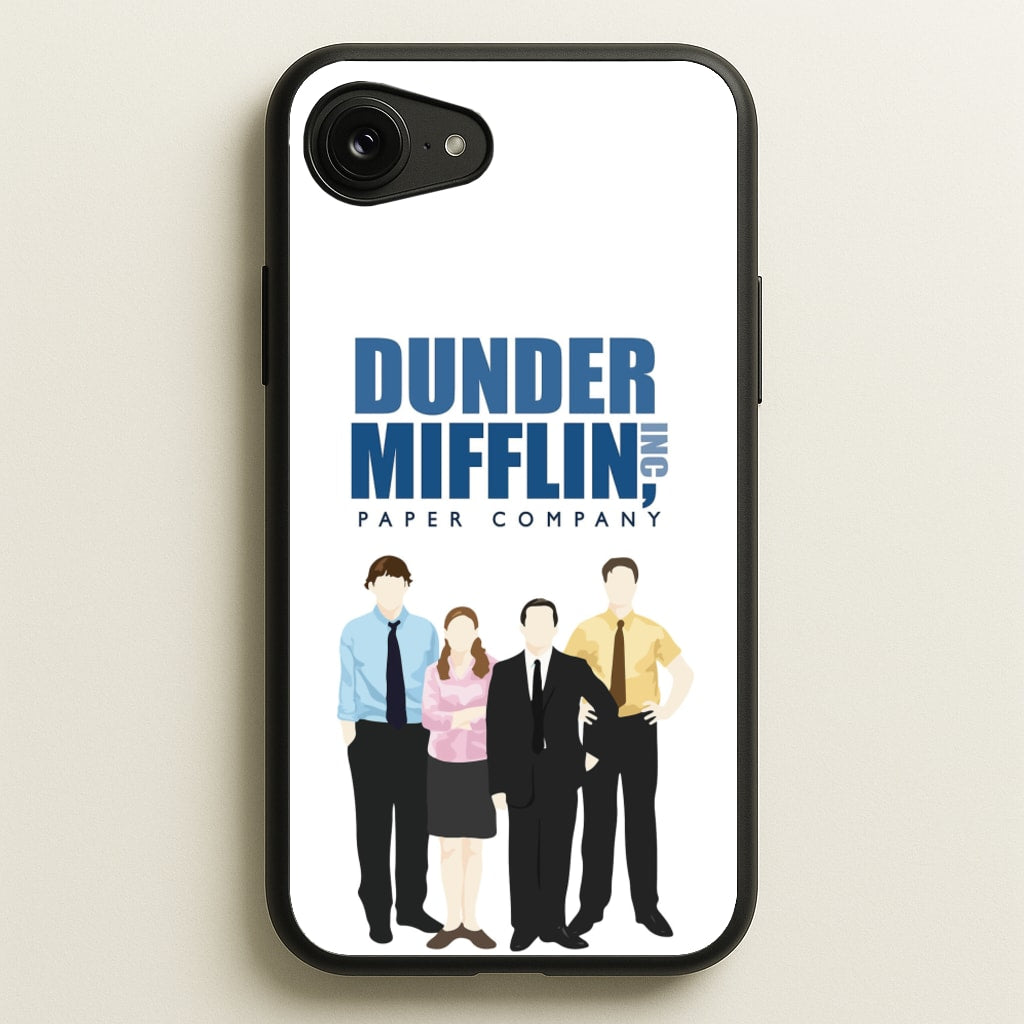 Office Cartoon - Dunder Mifflin - The Office Phone Case for iPhone 16e
