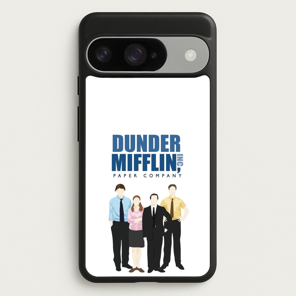 Office Cartoon - Dunder Mifflin Phone Case for Google Pixel 10 / 10 Pro
