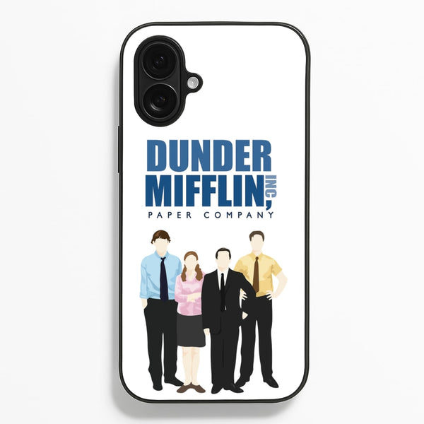 Office Cartoon - Dunder Mifflin - The Office Phone Case for iPhone 16 Plus