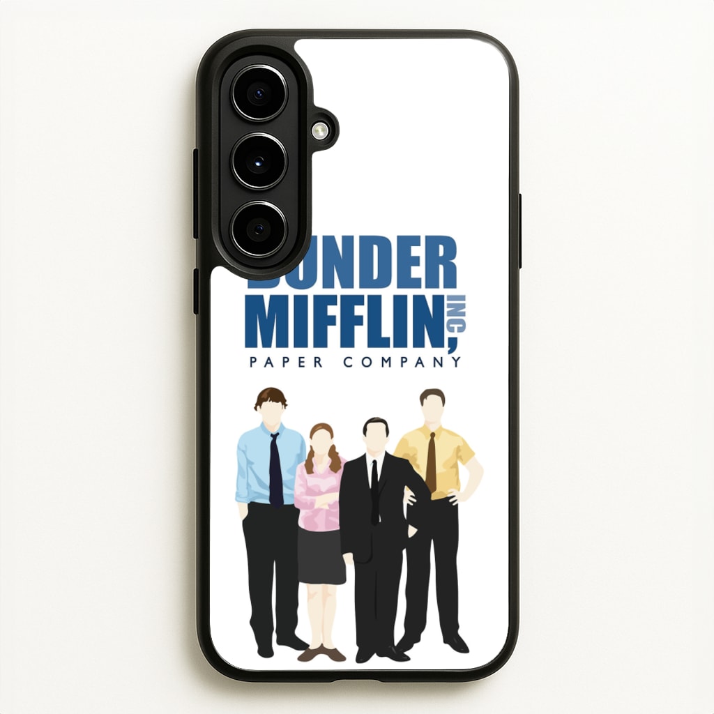 Office Cartoon - Dunder Mifflin - The Office Phone Case for Galaxy A56